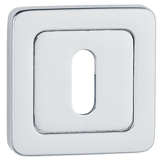 Szyld drzwiowy Metalbud dolny kwadratowy na klucz chrom