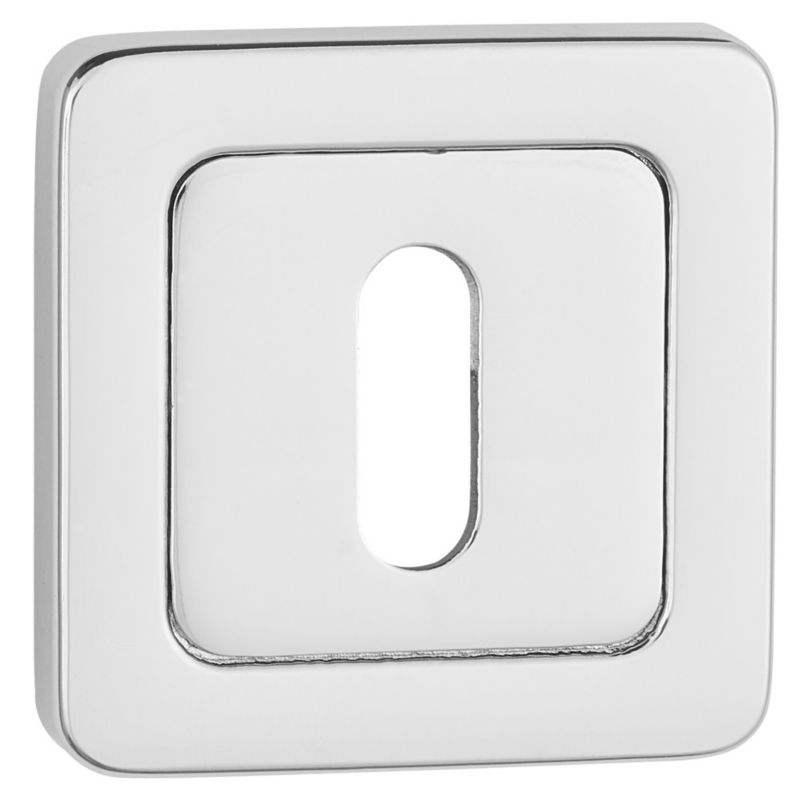 Szyld drzwiowy Metalbud dolny kwadratowy na klucz chrom