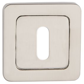 Szyld drzwiowy Metalbud dolny kwadratowy na klucz nikiel