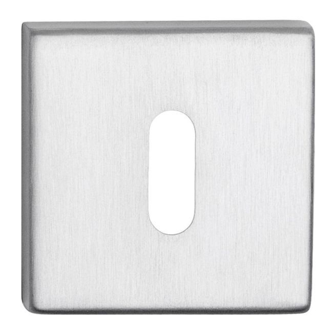 Szyld drzwiowy Metalbud dolny kwadratowy na klucz stal nierdzewna