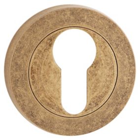 Szyld drzwiowy Metalbud dolny okrągły na wkładkę patyna antyczna