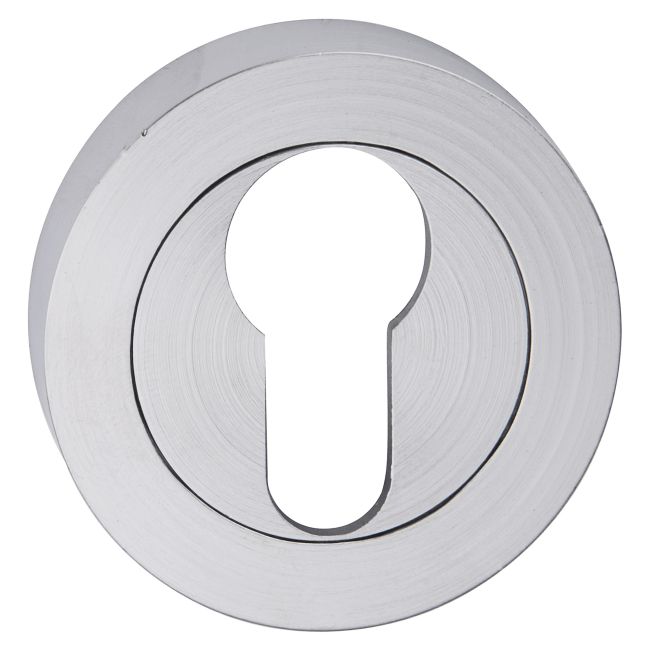 Szyld drzwiowy Metalbud okrągły na wkładkę nikiel szczotkowany