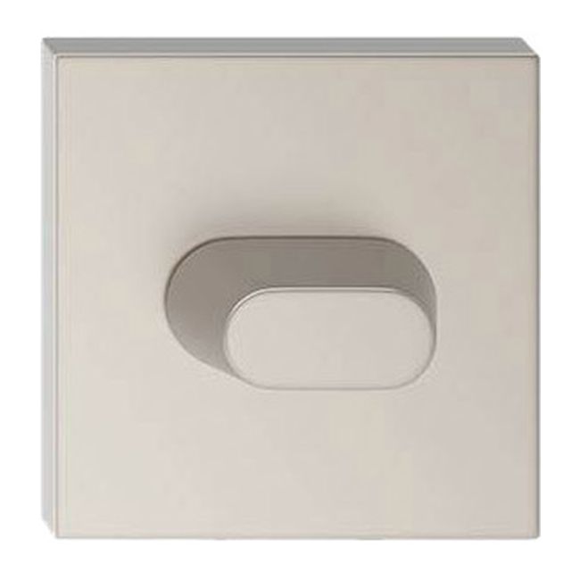 Szyld drzwiowy Q kwadratowy WC nikiel velvet