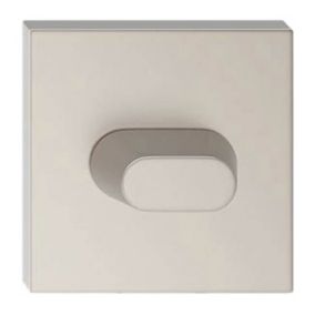 Szyld drzwiowy Q kwadratowy WC nikiel velvet