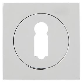 Szyld drzwiowy Quadro-QR kwadratowy na klucz chrom