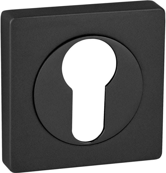 Szyld drzwiowy Quadro-QR kwadratowy na wkładkę czarny