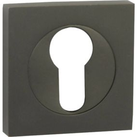 Szyld drzwiowy Quadro-QR kwadratowy na wkładkę tytan