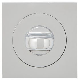 Szyld drzwiowy Quadro-QR kwadratowy WC chrom