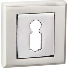 Szyld drzwiowy Schaffner Clara na klucz perła / chrom