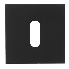 Szyld drzwiowy Verso Qubik kwadratowy na klucz czarny