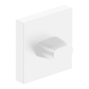 Szyld drzwiowy Verso Qubik kwadratowy WC biały