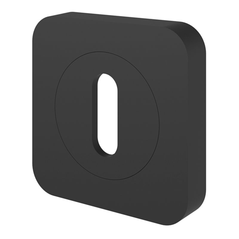 Szyld kwadratowy GoodHome Premium klucz czarny mat