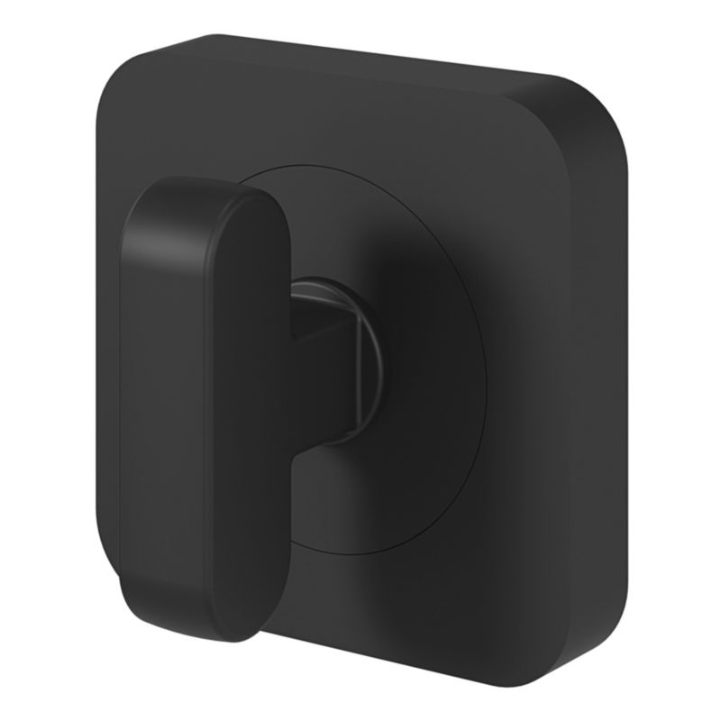 Szyld kwadratowy GoodHome Premium WC czarny mat