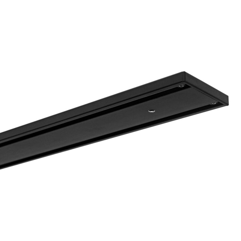 Szyna sufitowa 2-torowa GoodHome Thira czarna 250 cm
