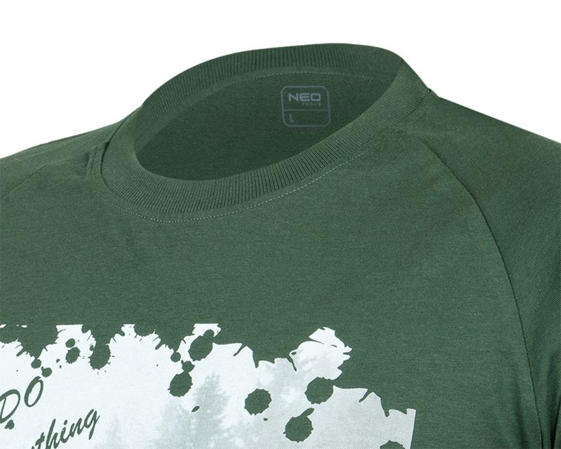 T-shirt outdoor NEO TOOLS las S zielony 1 szt.