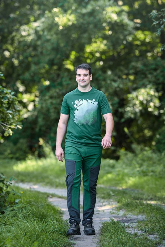 T-shirt outdoor NEO TOOLS las S zielony 1 szt.