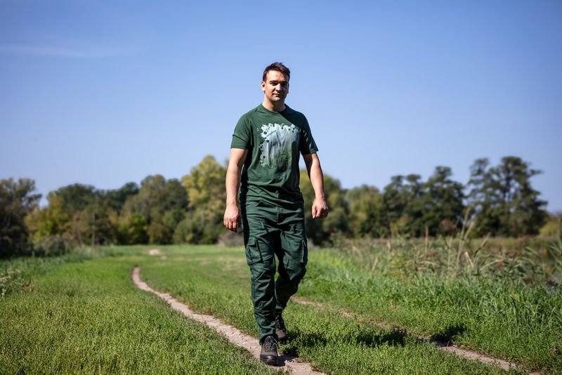 T-shirt outdoor NEO TOOLS las S zielony 1 szt.