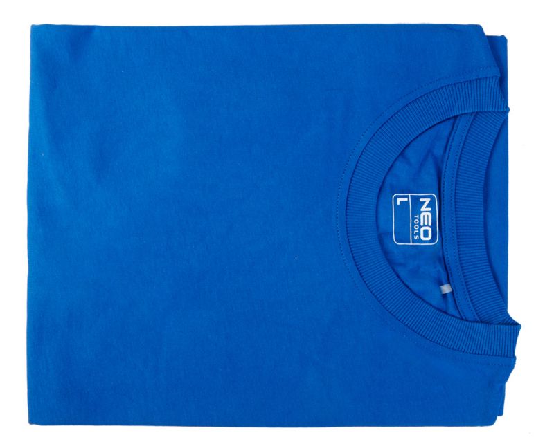 T-shirt roboczy NEO TOOLS HD+ L niebieski 1 szt.