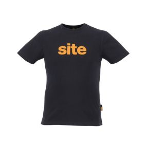 T-shirt Site Allitt czarny XL