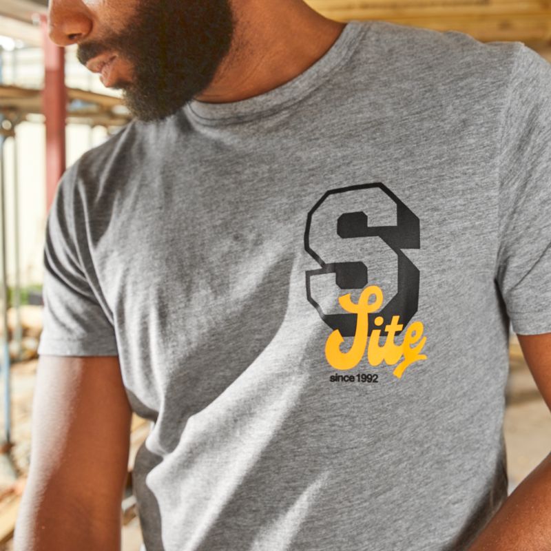 T-shirt Site Hemmi szary XL