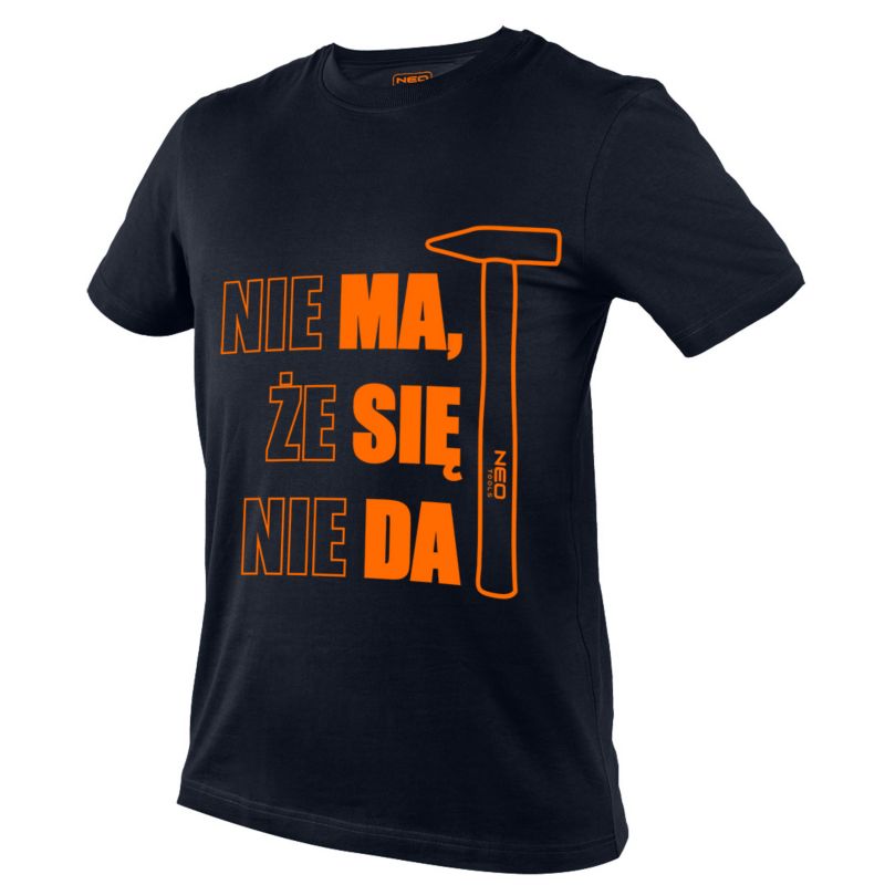 T-shirt z nadrukiem NEO TOOLS Ma się Da XL czarny 1 szt.