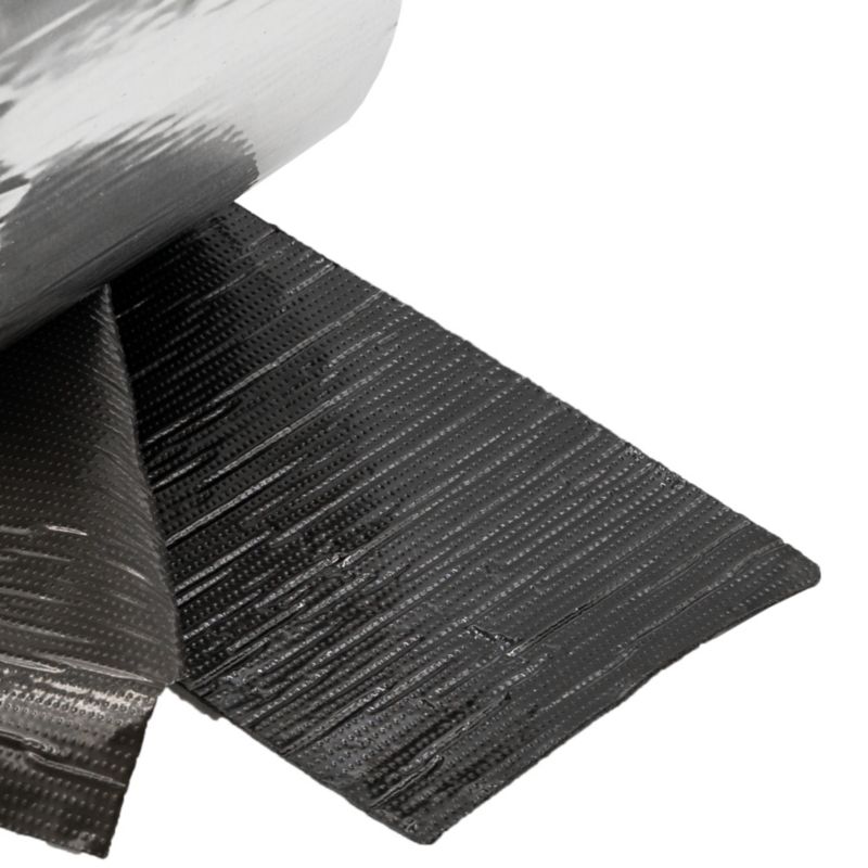 Taśma bitumiczna Bauhus dekarska wodoodporna aluminium 10 cm 1 szt.