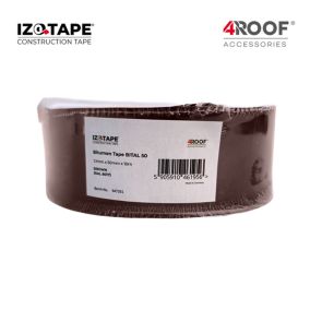 Taśma bitumiczna dekarska 4ROOF IZOTAPE BITAL 50mm 10mb kolor brąz super elastyczna uszczelniająca 1szt.