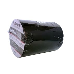 Taśma dekarska bitumiczna 4ROOF IZOTAPE BITAL 200mm 10mb kolor czarny (9005) bardzo elastyczna uszczelniająca 1szt.