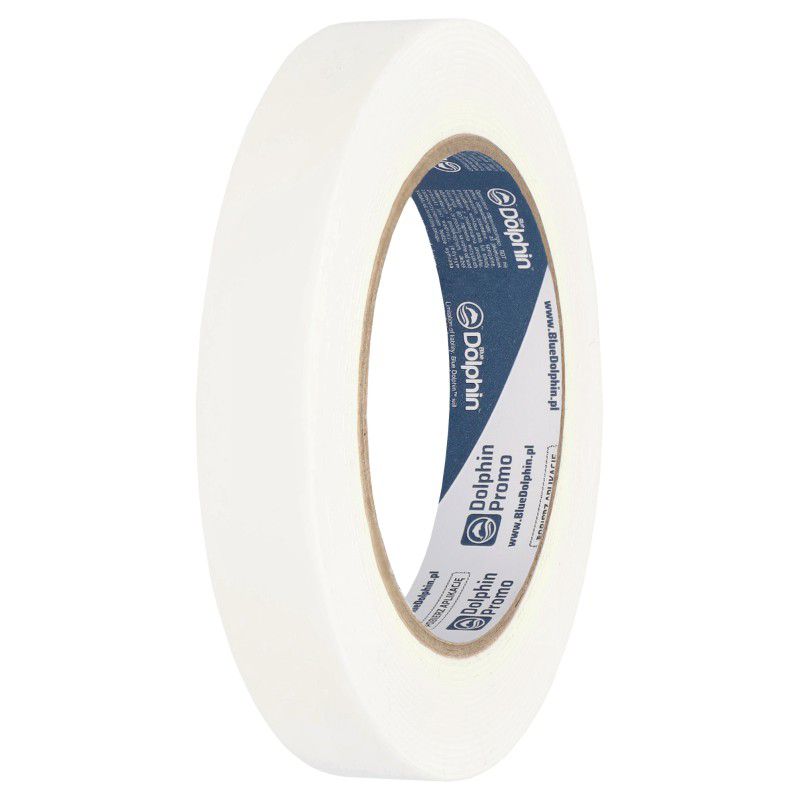 Taśma dwustronna, Blue Dolphin, piankowa, 19mm x 5m