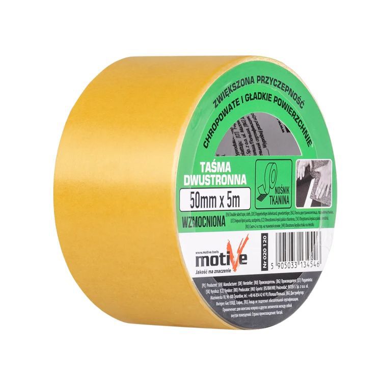 Taśma dwustronna Motive wzmocniona 50mm/5m 1 szt.