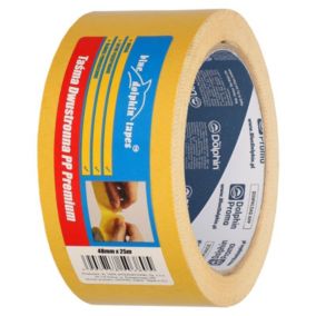 Taśma dwustronna PP, Blue Dolphin, PREMIUM, 48mm x 25m