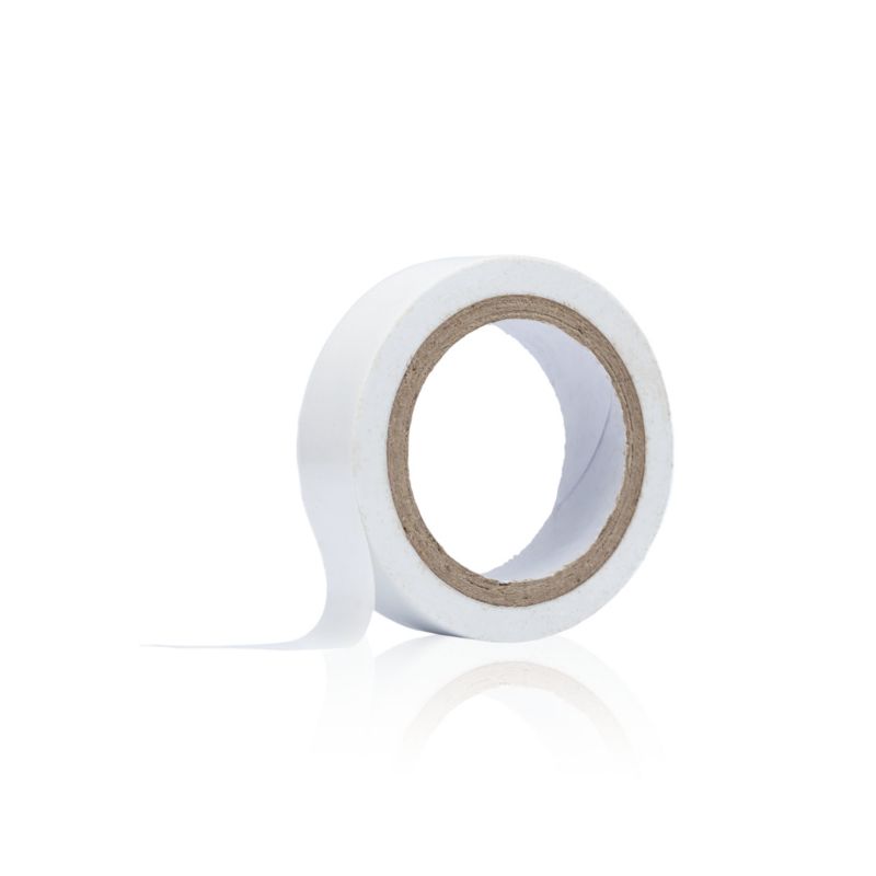 Taśma Izolacyjna PVC 16 mm 10 m Biała - Wysoka Wytrzymałość, Elastyczność, Odporność Termiczna 80C, 1 szt.