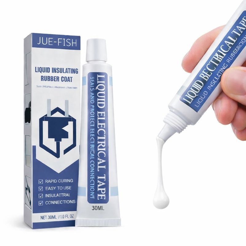 Taśma izolacyjna w płynie Jue-Fish, wodoodporna, Biała- 50ml