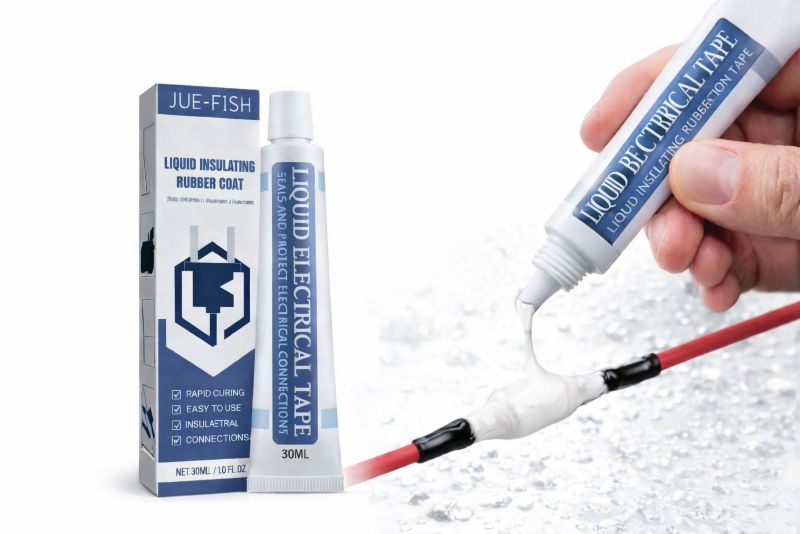 Taśma izolacyjna w płynie Jue-Fish, wodoodporna, Biała- 50ml