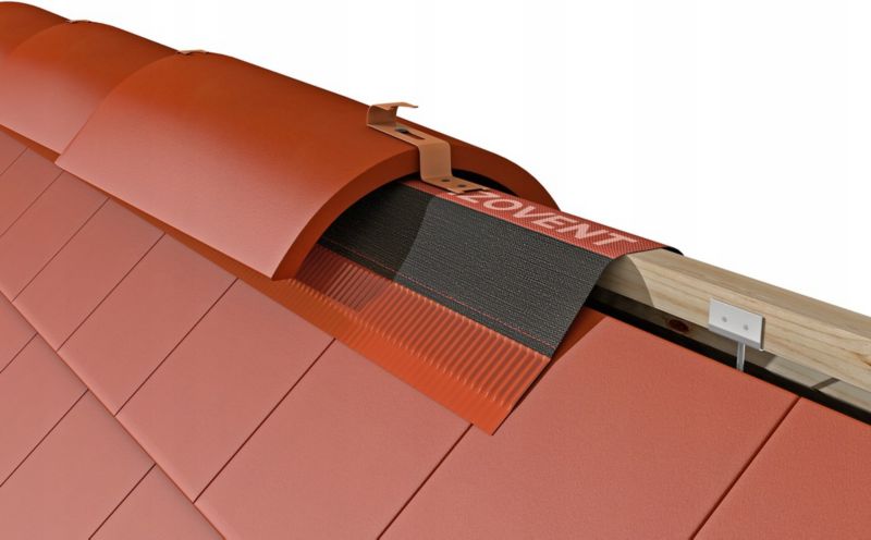 Taśma kalenicowa 4ROOF Izovent 230mm 5m brązowy 1szt.