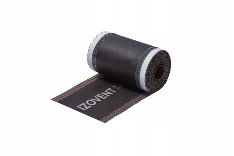 Taśma kalenicowa 4ROOF Izovent 230mm 5m x 4rolki - 20mb kolor brązowy (RAL 8019) Super wentylacja kalenicy 1kpl.