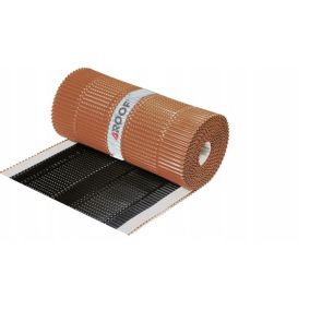 Taśma kalenicowa 4ROOF IZOVENT AL 300 mm 5 m x 2rolki -10mb cegła 100% aluminium dach wentylacja 1kpl.