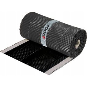 Taśma kalenicowa 4ROOF IZOVENT AL 300 mm 5 m x 2rolki -10mb czarny 100% aluminium dach wentylacja 1kpl.