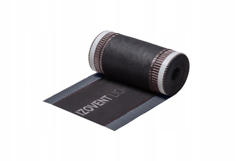 Taśma kalenicowa 4ROOF Izovent LIGHT 310mm 5m x 4 rolki - 20mb antracyt RAL7021 super jakość wentylacja kalenicy 1 kpl.