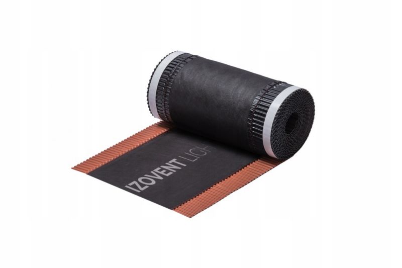 Taśma kalenicowa 4ROOF Izovent LIGHT 310mm 5m x 4 rolki - 20mb cegła RAL8004 super jakość wentylacja kalenicy  1 kpl.