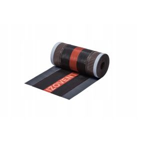 Taśma kalenicowa 4ROOF Izovent STANDARD 310mm 5m x 2 rolki - 10mb antracyt RAL7021 wytrzymała odporna 1 kpl.