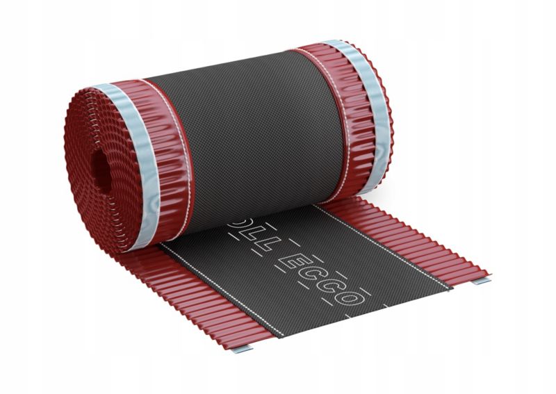 Taśma kalenicowa Eurovent Roll ECCO pod gąsior 310 mm x 5 m RAL 3011 czerwony 1 szt.
