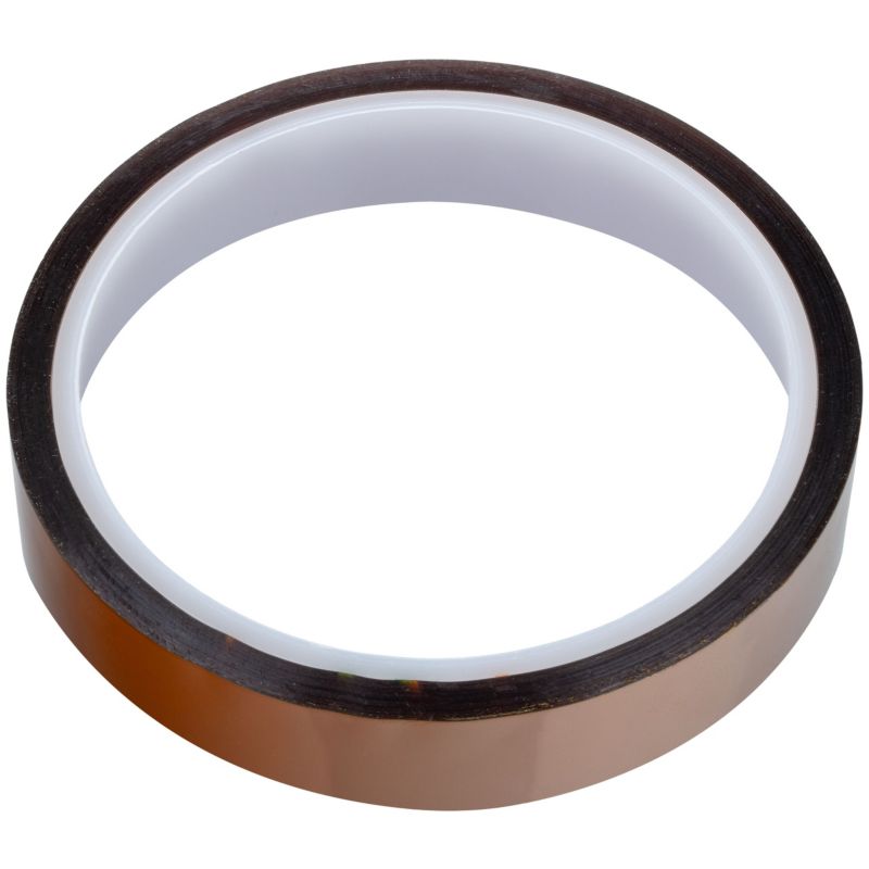Taśma Kaptonowa 10mm 0, 05mm x 30m - Wysoka Odporność na Temperaturę do 240C, Silikonowy Klej, Ochrona Elektroniki, 1 szt.