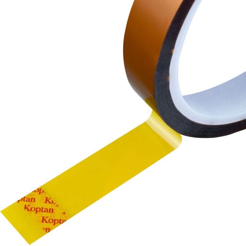 Taśma Kaptonowa 10mm 0, 05mm x 30m - Wysoka Odporność na Temperaturę do 240C, Silikonowy Klej, Ochrona Elektroniki, 1 szt.