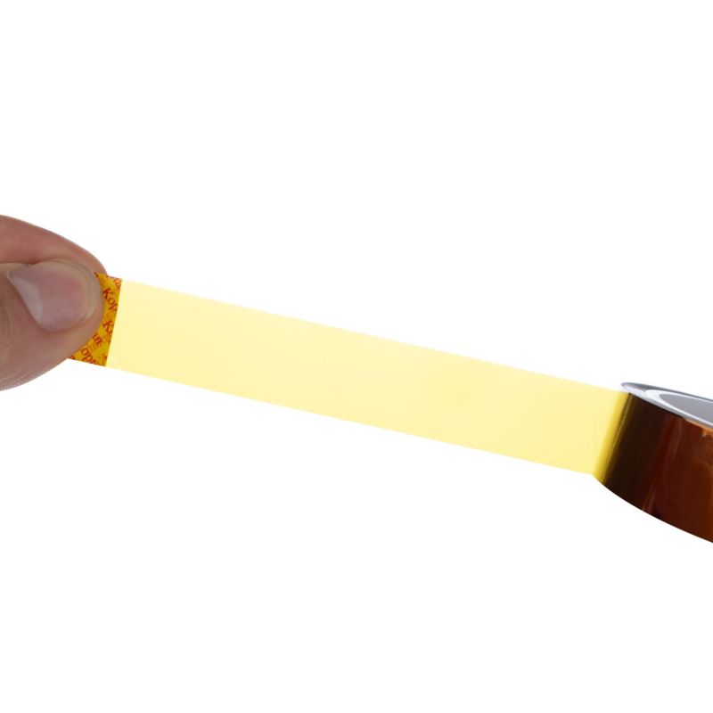 Taśma Kaptonowa 10mm 0, 05mm x 30m - Wysoka Odporność na Temperaturę do 240C, Silikonowy Klej, Ochrona Elektroniki, 1 szt.