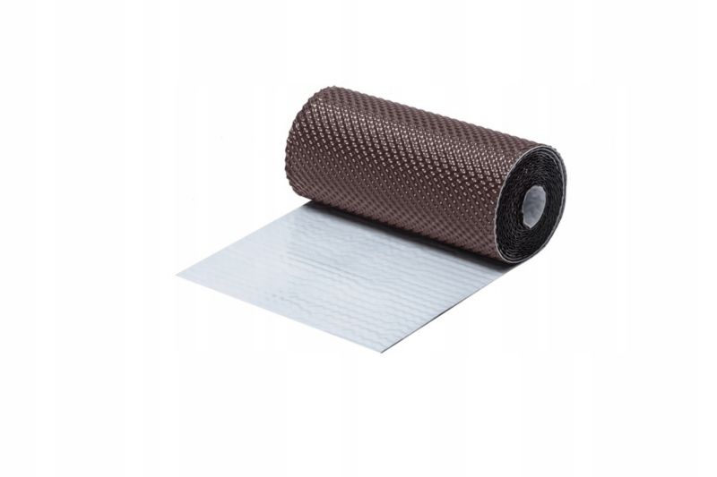 Taśma kominowa 4ROOF IZOMIN 3D 300mm 5m x 2rolki - 10mb brąz RAL8019 Super elastyczna, odporna 1kpl.