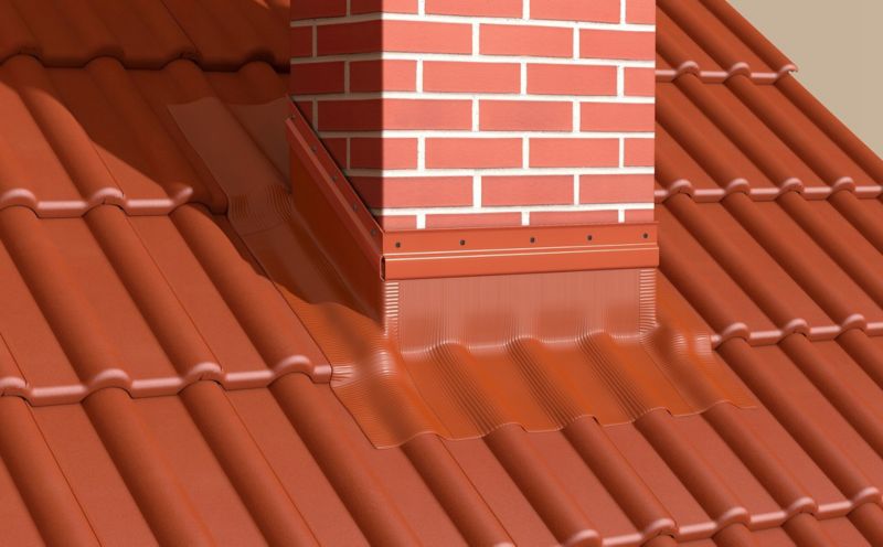 Taśma kominowa 4ROOF IZOMIN 3D 300mm 5m x 2rolki - 10mb brąz RAL8019 Super elastyczna, odporna 1kpl.