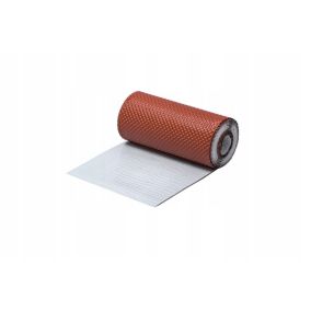 Taśma kominowa 4ROOF IZOMIN 3D 300mm 5m x 2rolki - 10mb cegła RAL8004 Super elastyczna, odporna 1kpl.