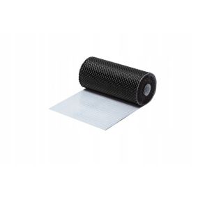 Taśma kominowa 4ROOF IZOMIN 3D 300mm 5m x 2rolki - 10mb czarny RAL9005 Super elastyczna, odporna 1kpl.