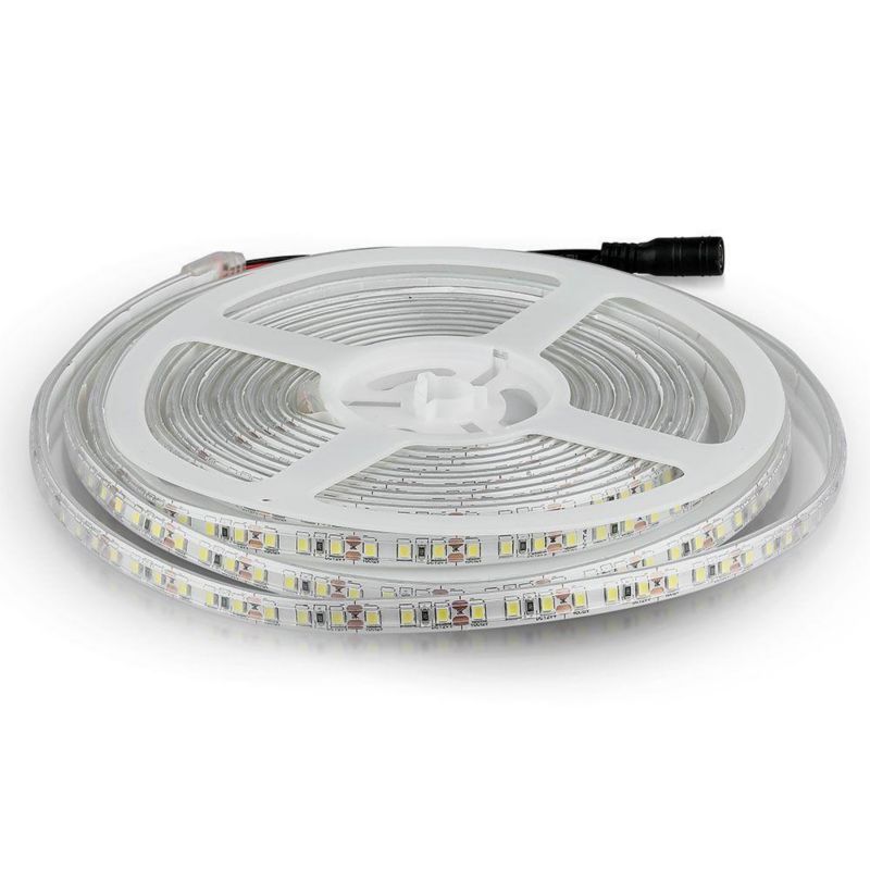 LED pásek 1200LED 24V IP65 2xPCB NÁVOD 10mb 7,5W/m 120LED/m VT-2835-7,5 4000K 750lm V-tac 1 ks.